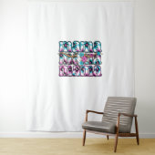 Tenture Coquette Bow Mama Cowgirl Turquoise Wester (En situation)