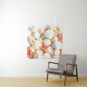 Tenture coquillages pastel (En situation)