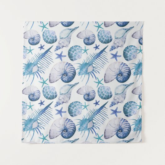 Tenture Coquilles d'aquarelle (Devant)