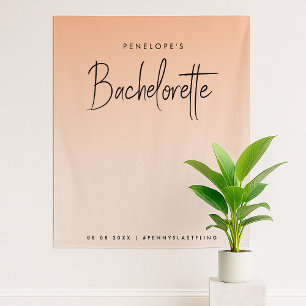 Tenture Coral Ombre Bachelorette