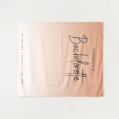 Tenture Coral Ombre | Bachelorette (Devant (Horizontal))