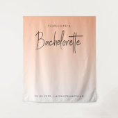 Tenture Coral Ombre | Bachelorette (Devant)