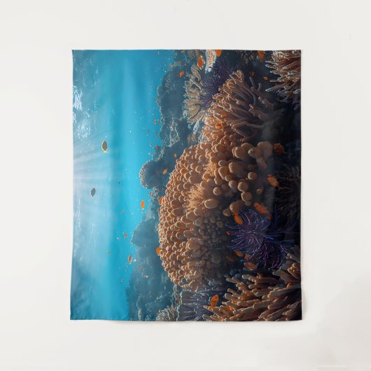Tenture Coral Reef Ocean Tapestry (Devant)