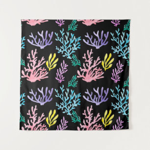 Tenture Coraux aquarelle peint sans couture motif