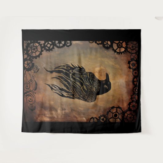 Tenture Corbeau (Devant (Horizontal))