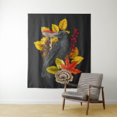 Tenture Corbeau 2 (En situation)