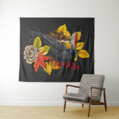 Tenture Corbeau 2 (En situation (horizontale))