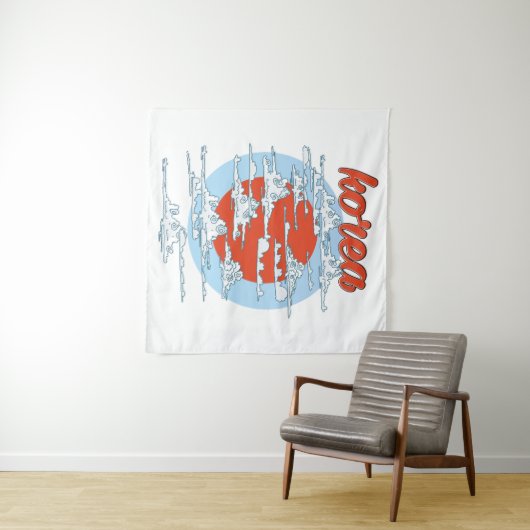 Tenture Corée (En situation (horizontale))