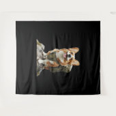 Tenture Corgi  (Devant (Horizontal))
