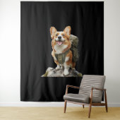 Tenture Corgi  (En situation)