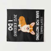 Tenture Corgi (Devant (Horizontal))