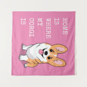 Tenture Corgi (Devant (Horizontal))