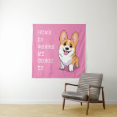 Tenture Corgi (En situation)