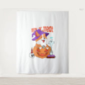 Tenture Corgi Halloween (Devant)