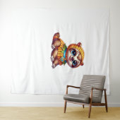 Tenture Corny Cuteness Halloween’s Sweetest Sloth Oversize (En situation (horizontale))