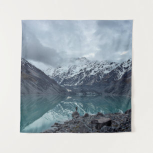 TENTURE CORPS D'EAU SURPLOMBANT LES MONTAGNES PENDANT LA J