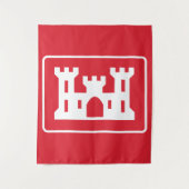 Tenture Corps des ingénieurs américains DOD Military (Devant)