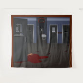 Tenture Corridor d'asile fou Halloween (Devant (Horizontal))