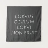 Tenture Corvus oculum corvi non éuit (Devant)