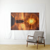 Tenture Cosmic Gravity T-Shirt Design (En situation (horizontale))