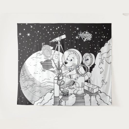 Tenture cosmos (Devant (Horizontal))