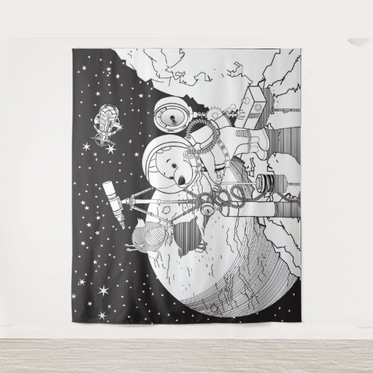 Tenture cosmos (Devant)