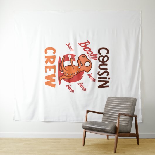 Tenture Costume Éffrayant Dinosaure Halloween à l'équipage (En situation (horizontale))