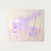 Tenture Côte d'Amalfi, Art de voyage, Élégance voyageuse,  (Devant (Horizontal))