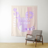 Tenture Côte d'Amalfi, Art de voyage, Élégance voyageuse,  (En situation)