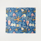 Tenture Côtière rustique - Coquillages, Starfish, Reef (26 (Devant (Horizontal))