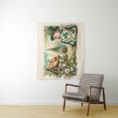 Tenture Cottage Leprechaun Patchwork Quilt Scene (En situation)