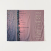Tenture Couché de soleil de Floride (Devant (Horizontal))