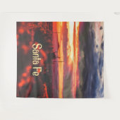 Tenture Coucher de soleil à Santa Fe Nouveau-Mexique (Devant (Horizontal))