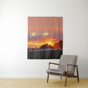 Tenture Coucher de soleil coloré