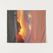 Tenture Coucher de soleil coloré (Devant (Horizontal))