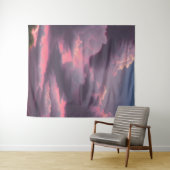 Tenture Coucher de soleil d'été pittoresque (En situation (horizontale))