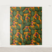 Tenture coucher de soleil du désert (Devant)