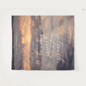 Tenture Coucher de soleil du passage biblique  (Devant (Horizontal))