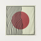 Tenture Coucher de soleil du style Bauhaus (Devant (Horizontal))