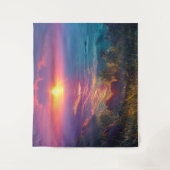 Tenture Coucher de soleil fantastique (Devant)