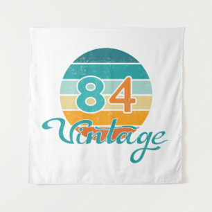 Tenture Coucher de soleil Rétro 84 Usé Vintage