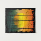 TENTURE COUCHER DE SOLEIL SIMPLE DE LA FORÊT (Devant (Horizontal))