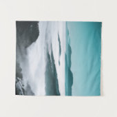 Tenture Couches de collines, brouillard et arbres (Devant (Horizontal))