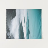 Tenture Couches de collines, brouillard et arbres (Devant (Horizontal))