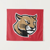 Tenture Cougars de SIUE (Devant (Horizontal))