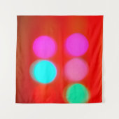 Tenture Couleur Abstrait rouge flou arrière - plan bokeh l (Devant (Horizontal))