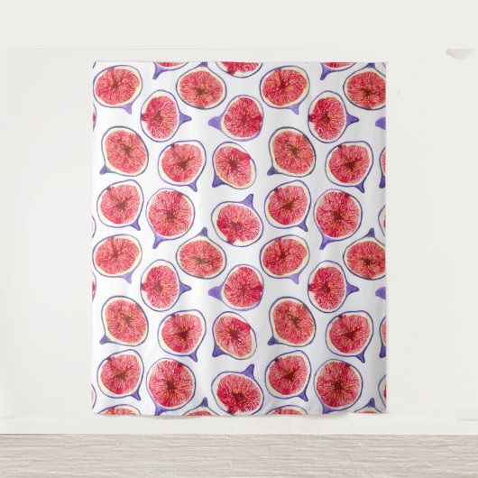 Tenture Couleur d'aquarelle des tranches de fibres (Devant)