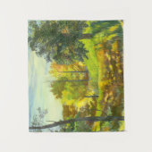 Tenture Couleur d'aquarelle solaire sur soie (Devant)