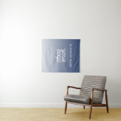 Tenture Couleur de dégradé modifiable de votre logo (En situation (horizontale))