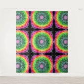 Tenture Couleur éclater Rainbow Prism Mandala (Devant)